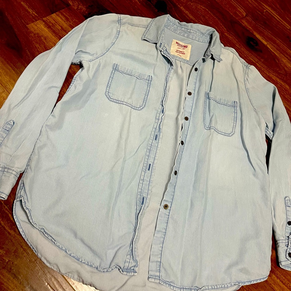Denim Button-Up‼️